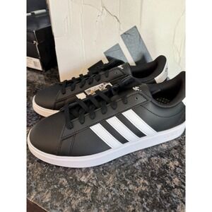 Adidas Grand Court 2.0 Mens Sneakers Black White GW9196 Size 9.5